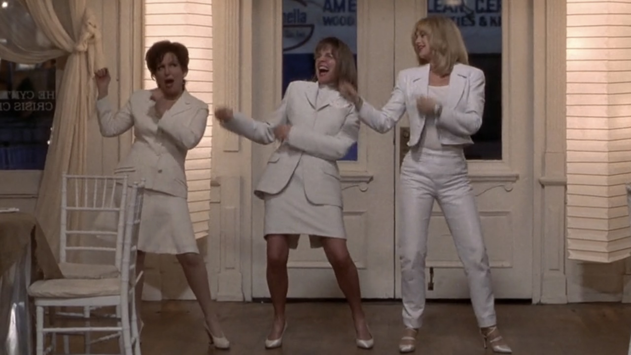 Brenda, Annie and Elise singing and dancing in The First Wives Club