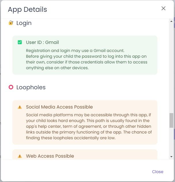 Pinwheel Caregiver Portal screenshot
