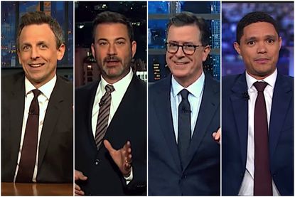 Late night hosts on Trump allies playing hooky