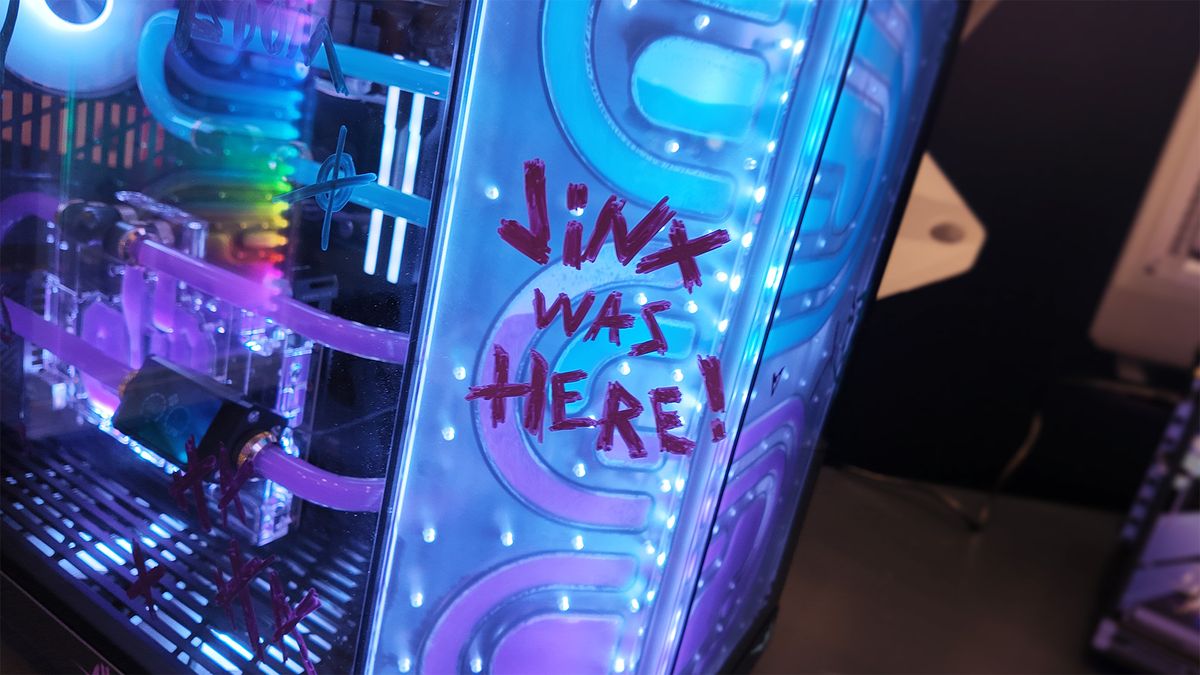 This Jinx-inspired gaming PC is my favorite of CES 2025 and I'm head over heels for the hardware