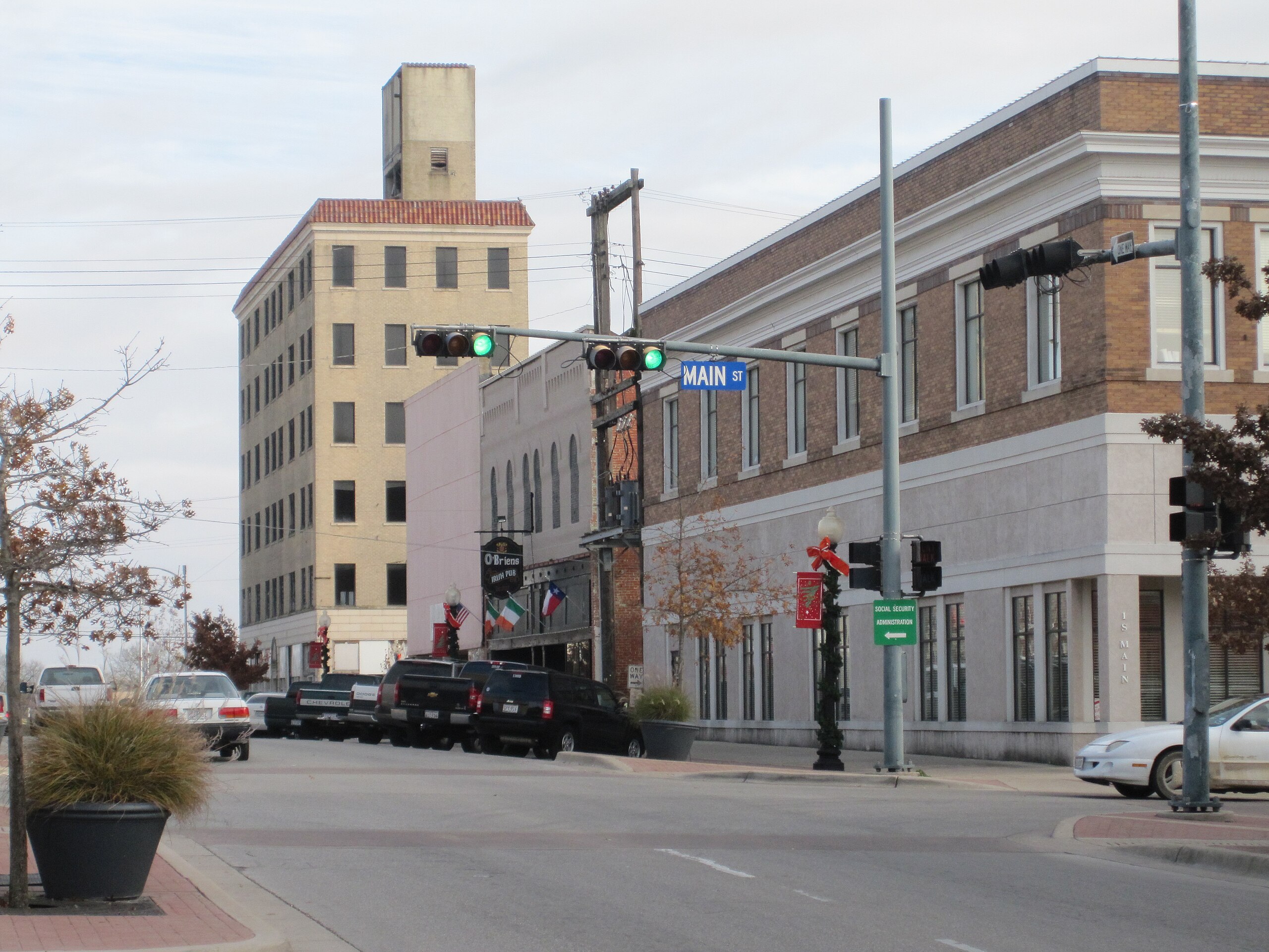 A view of downtown Temple, Texas