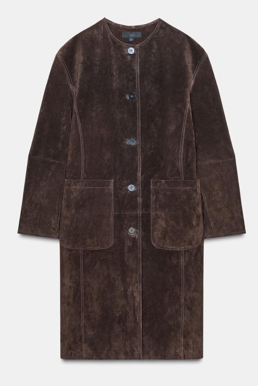 Zara, 100% Leather Coat