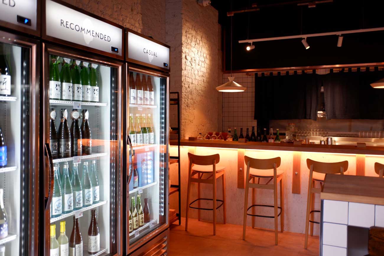 Interior of Sake Collective
