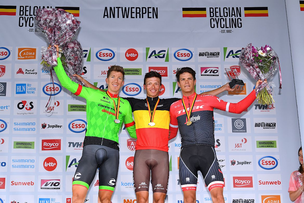 The final podium