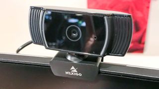 NexiGo N930AF Webcam attached to monitor