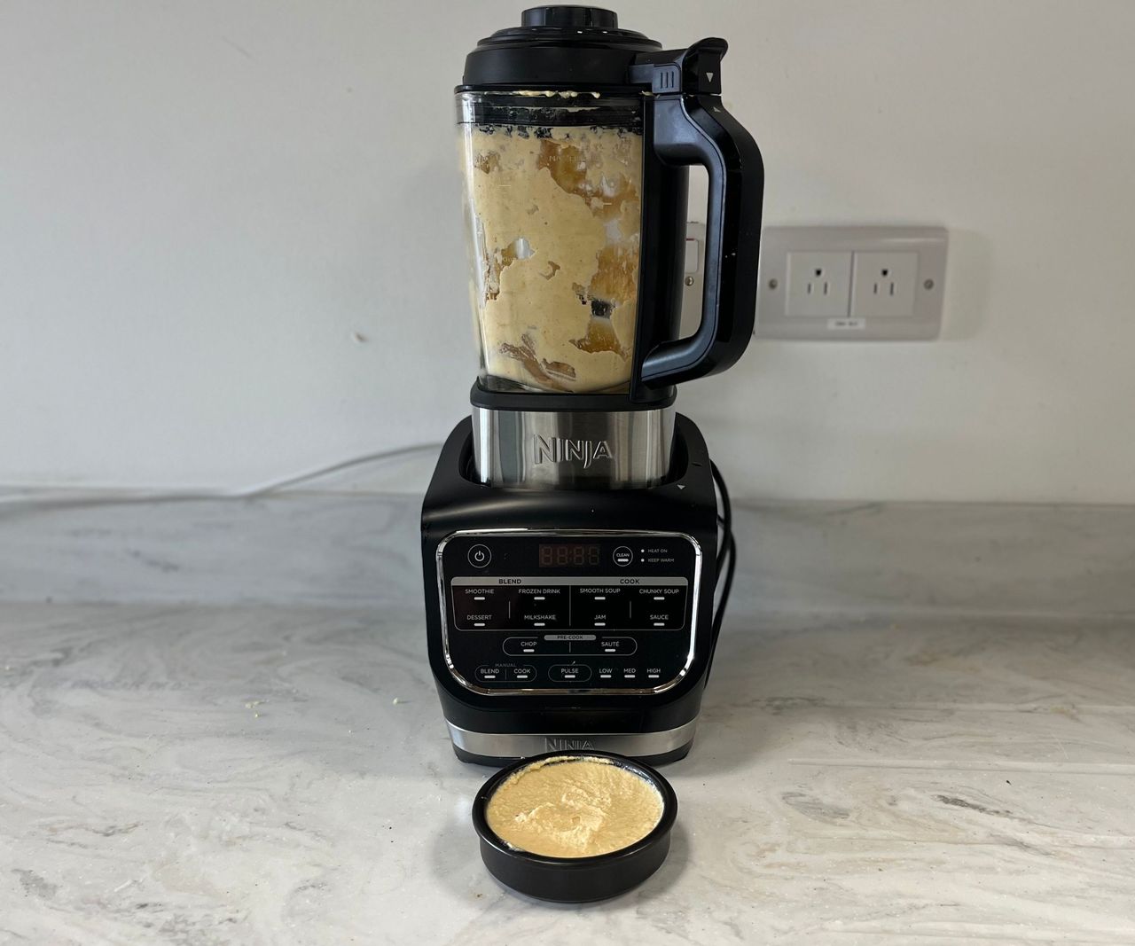 Hummus made in the Ninja Foodi Cold &amp; Hot Blender