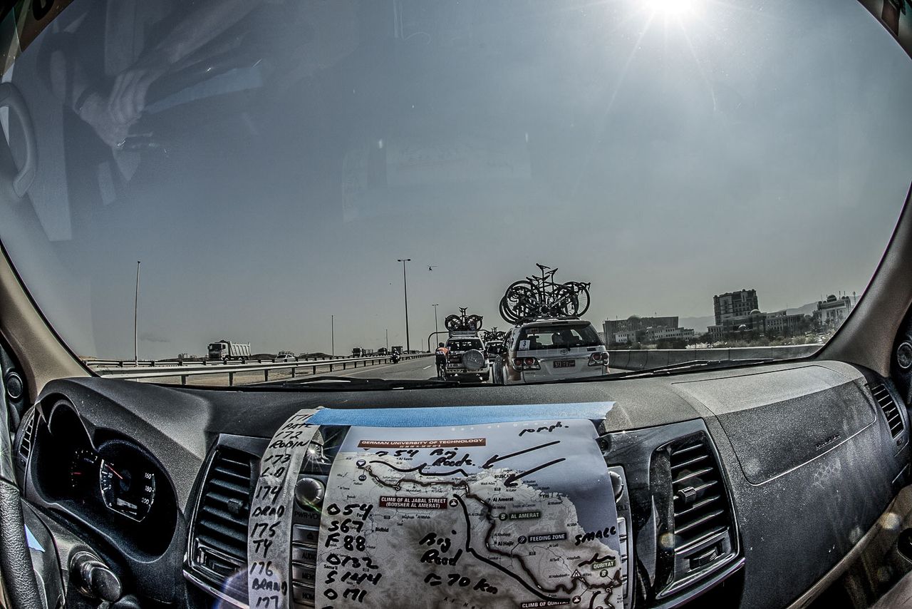Who needs digital maps or GPS's when you've got Eric's sharpey notes on the roadbook.