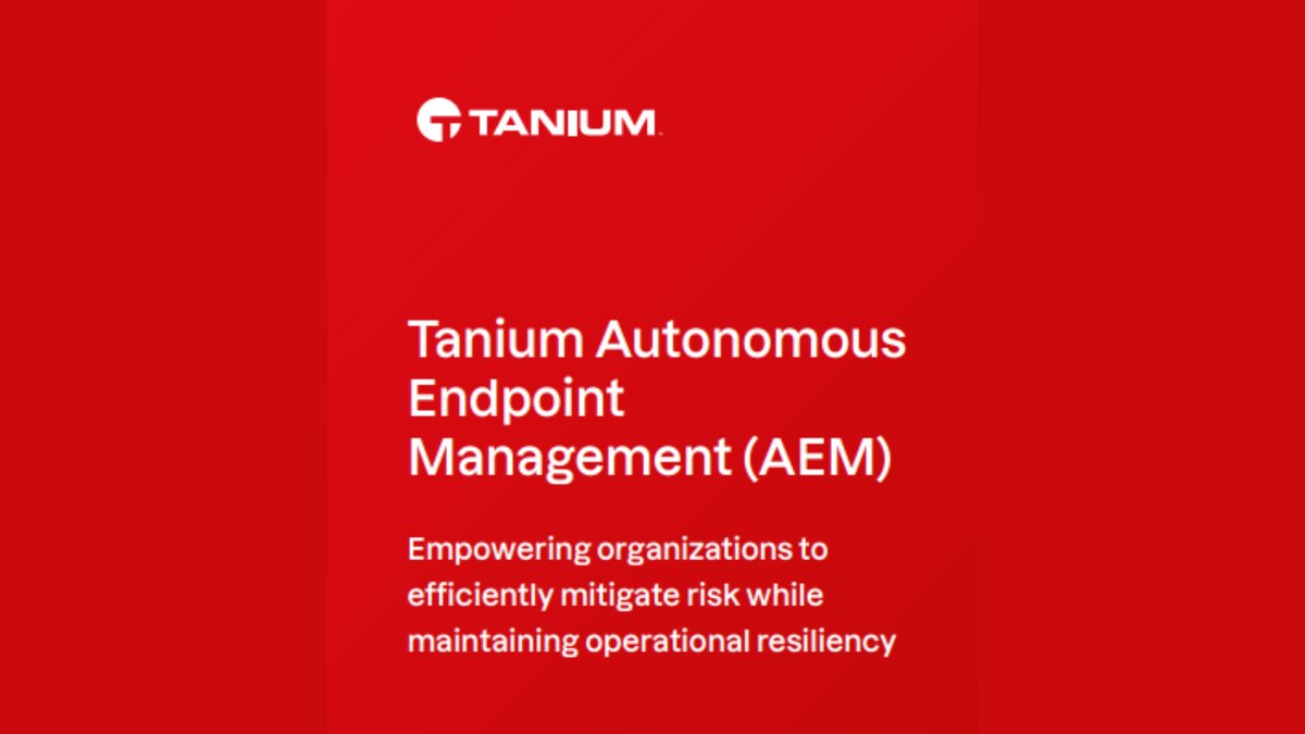 Tanium Autonomous Endpoint Management (AEM) - AEM Overview | IT Pro