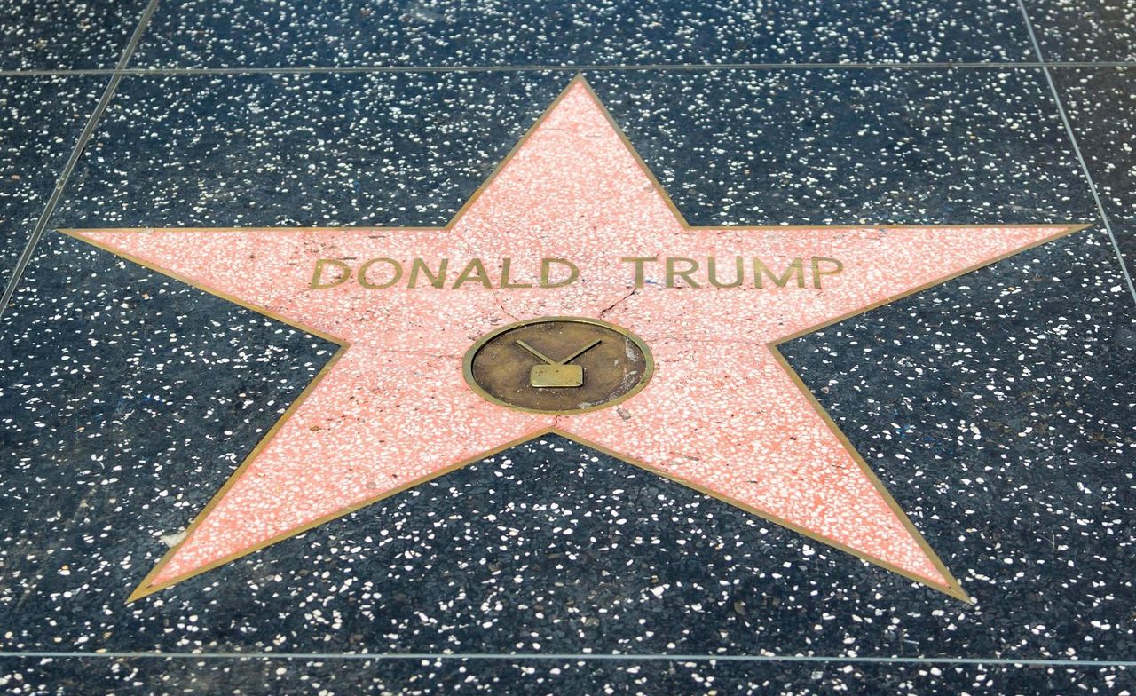 donald trump hollywood star