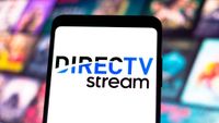DirecTV Stream logo on cellphone screen