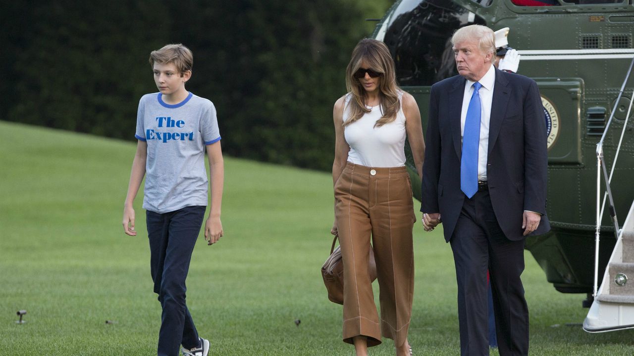 Melania and Barron Trump move