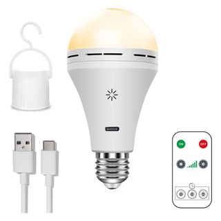 USB C Rechargeable Light Bulb with Remote Control