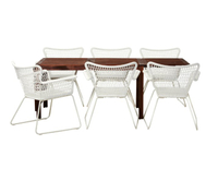 ÄPPLARÖ / HÖGSTEN Table+6 armchairs | Was $623, now $573 at Ikea
