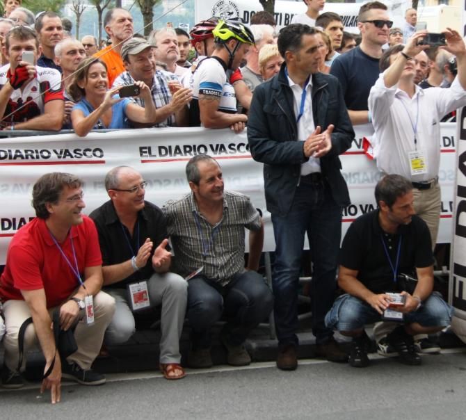 Miguel Indurain was on hand to start the race