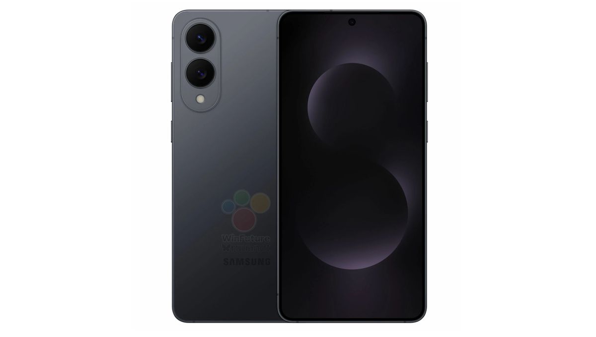 A leaked image of the Samsung Galaxy S25 Edge