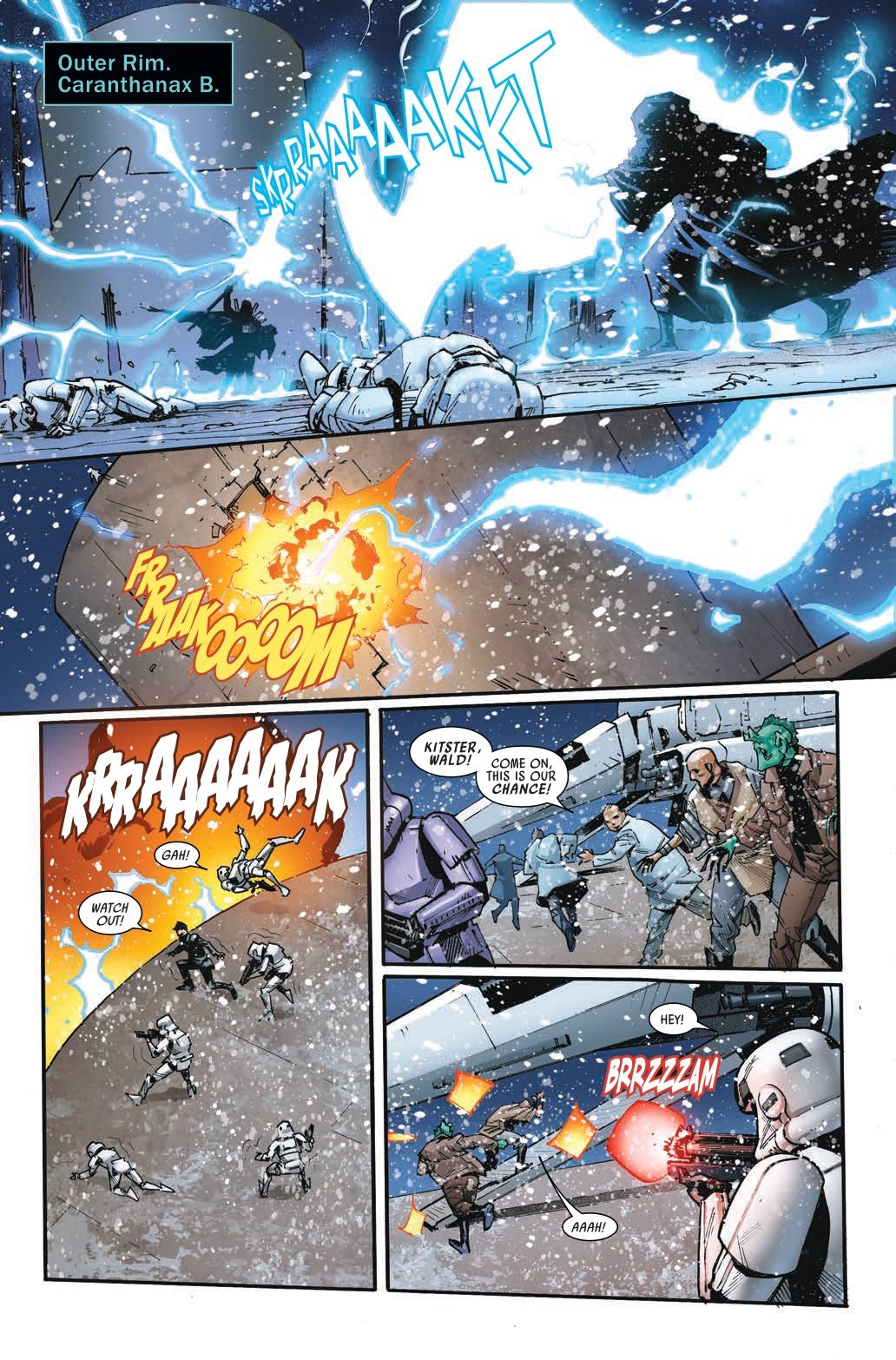 Pages from Star Wars: Darth Vader #50.