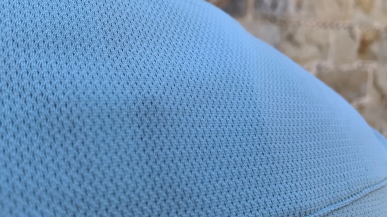 Fouganza 500 Women&rsquo;s Polo Shirt material close up