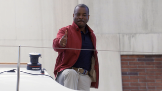 LeVar Burton giving a thumbs up on Childish Tycoon in Community Season 5, episode 5