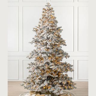 balsam hill frosted faux christmas tree