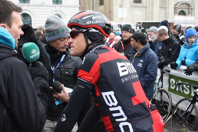 Greg Van Avermaet (BMC) was in determined mood before Omloop Het Nieuwsblad.