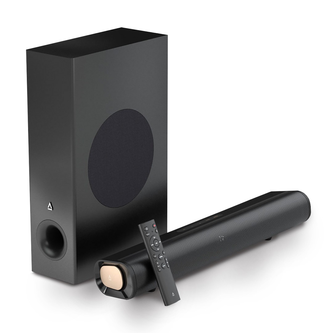 A square press image of the Creative Stage Pro soundbar