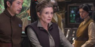 Star Wars: The Force Awakens General Leia in the war room