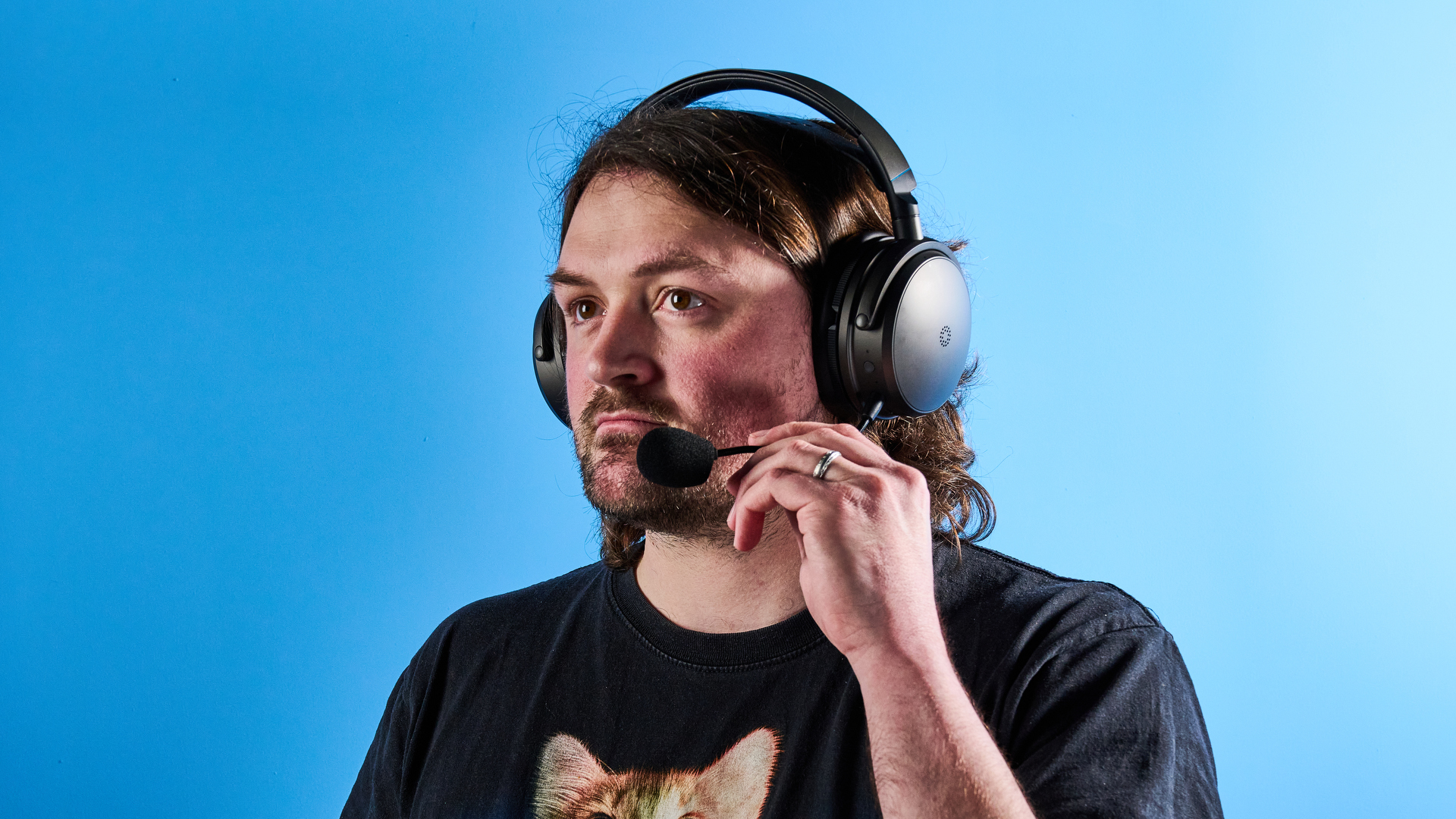 Audeze Maxwell 2 against a blue background