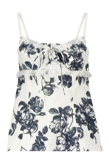 Brock Collection Siria Floral Cotton Camisole