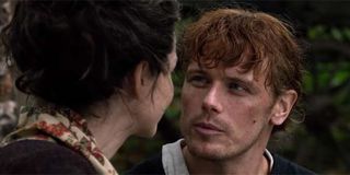 Sam Heughan playing Jamie Fraser in Outlander Season 4