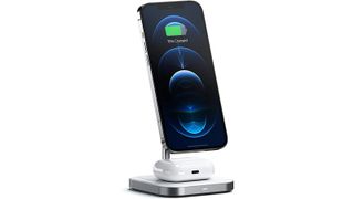 Satechi Aluminium 2-in-1 Charging Stand wireless charger for iPhone