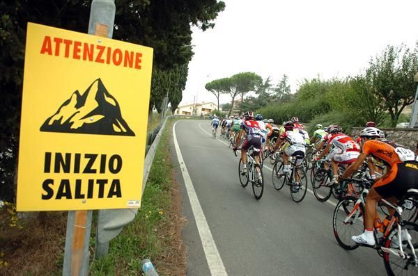 Warning! The climb's about to begin...