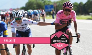 Remco Evenepoel and Egan Bernal fight for the pink jersey
