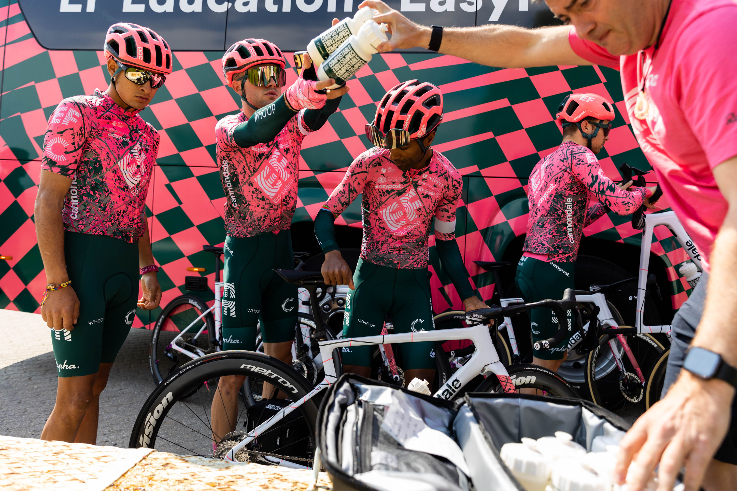 Compostable bottles to be used by EF Education-EasyPost riders at Giro Cyclingnews