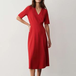 Red dress from M&S