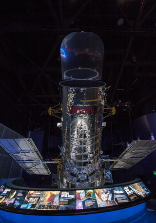 Full-Scale Replica of Hubble Telescope