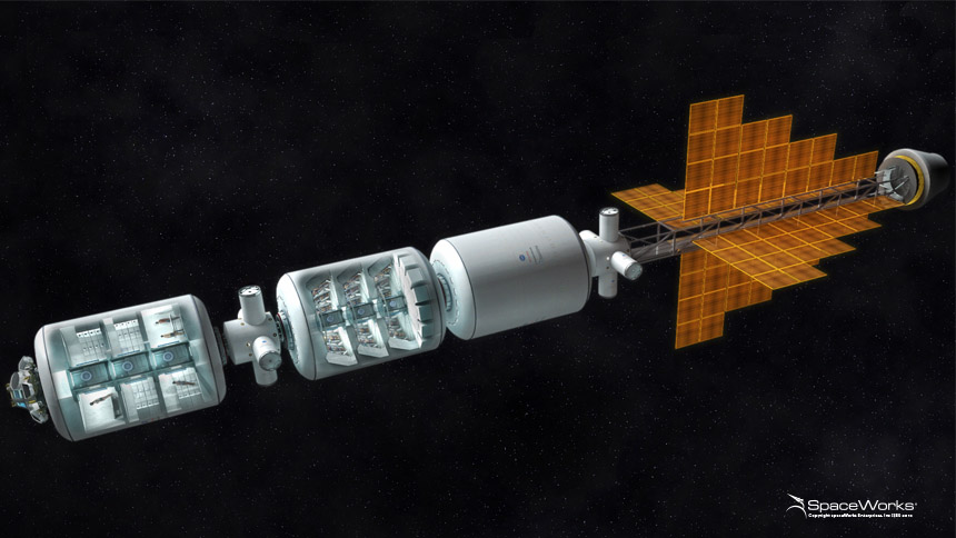 &#039;Mars Transfer Habitat&#039; Full of Astronauts in Torpor