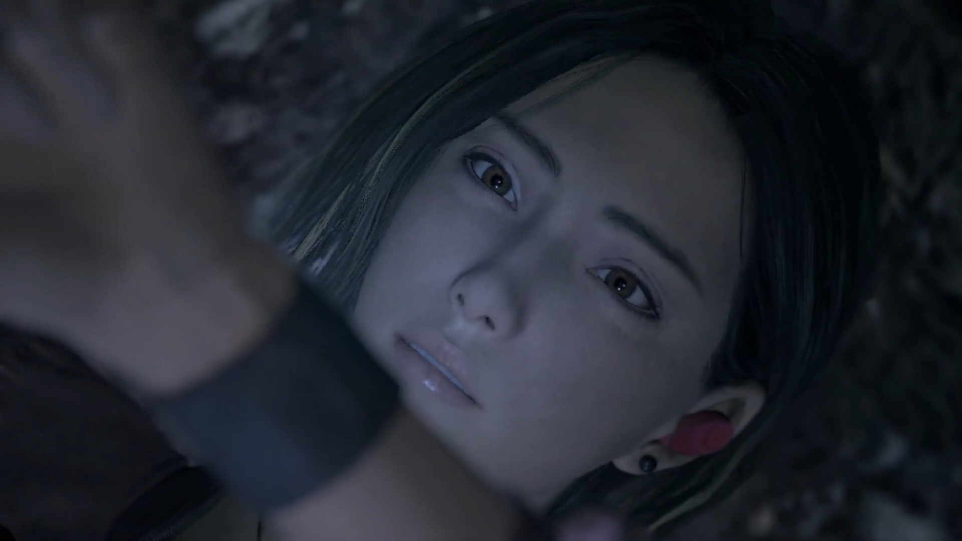 Tokyo Scramble screenshot showing protagonist Anne on the ground looking shocked as she shields herself with her arm