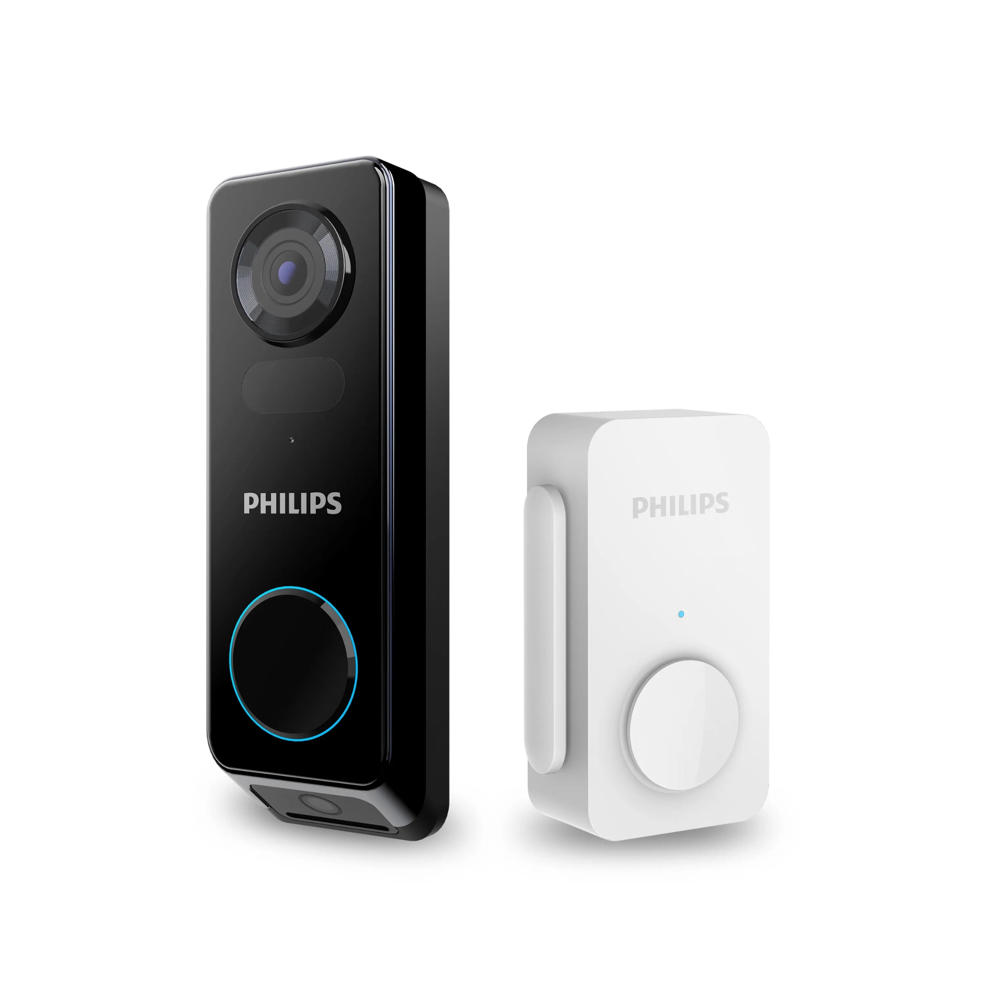 Philips 7000 Series 2K Video Doorbell against white background.