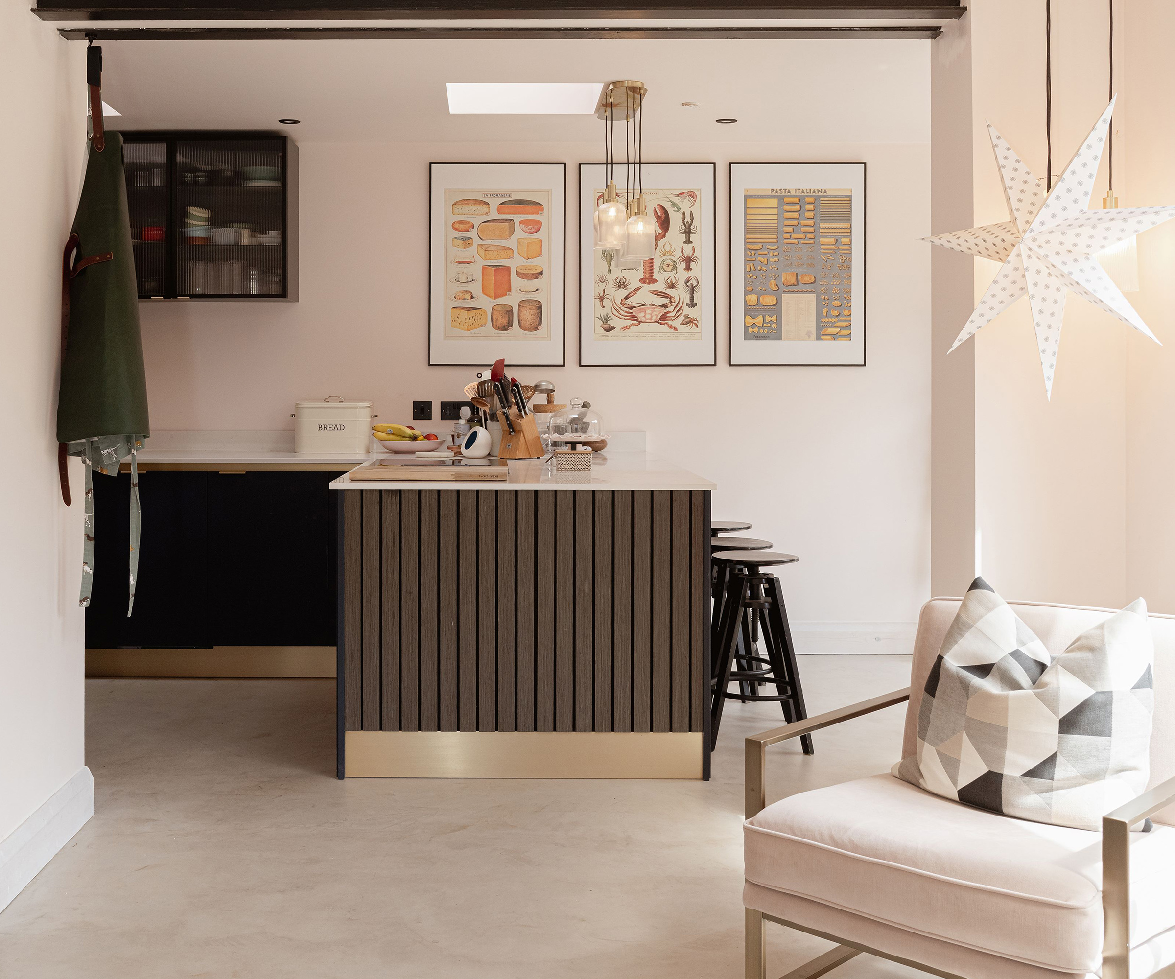 Interior of a new kitchen extension 