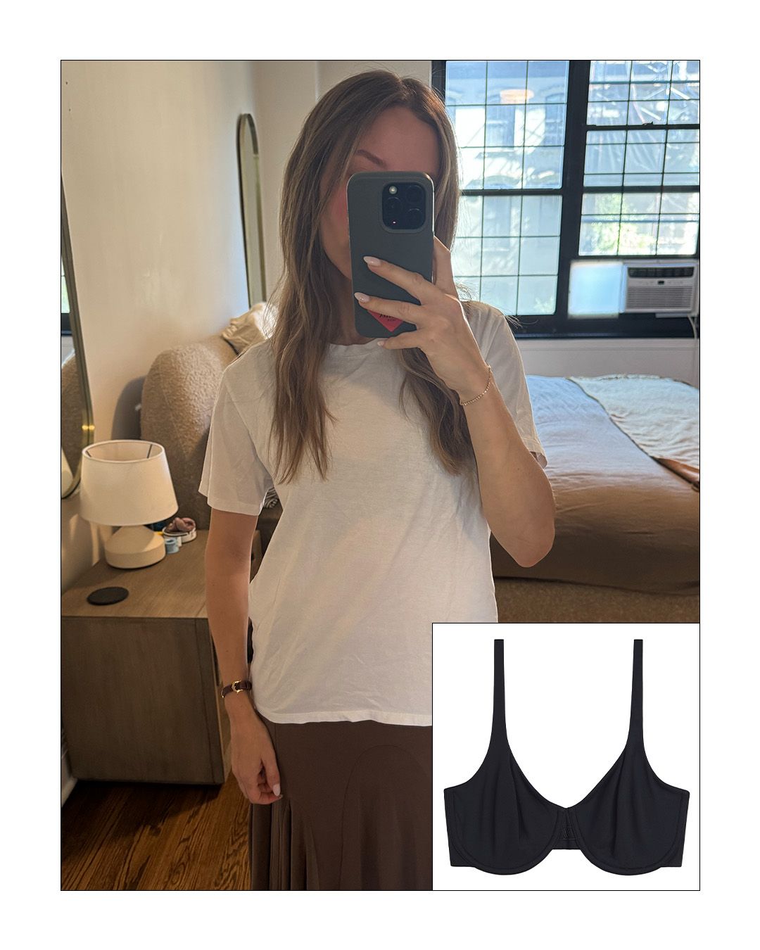 Nikki wearing the Wacoal Ever Flexing Bra.