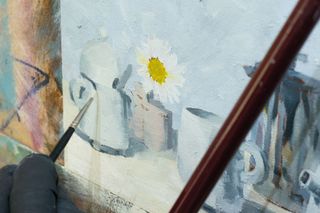 Painting still life in oil: step 11