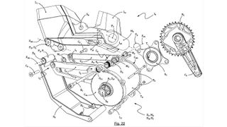 SRAM e-MTB motor patent