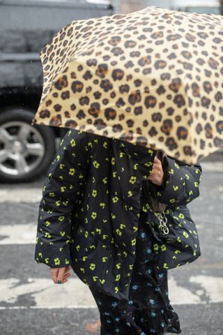 Animal print umbrella