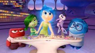 The emotions Anger, Disgust,Joy,Fear and Sadness in Inside Out