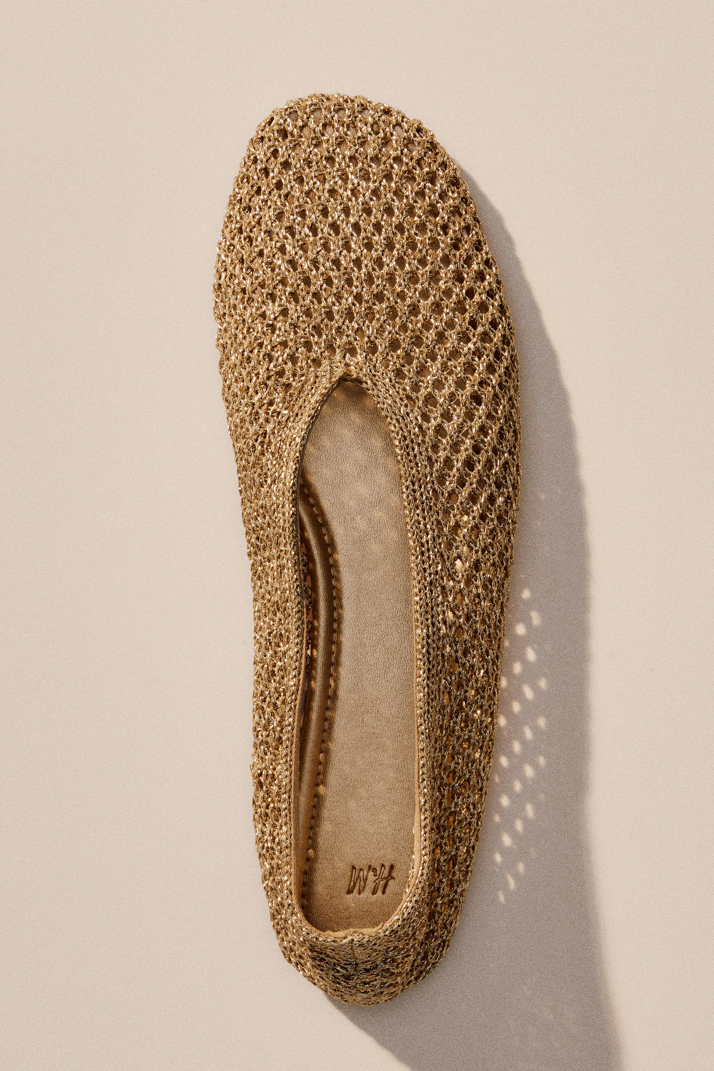 Braided-Look Ballet Flats
