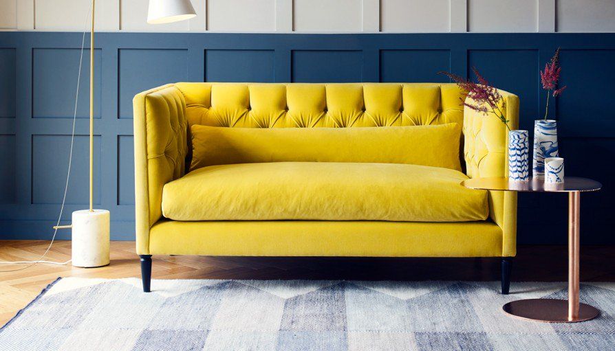 Heal&#039;s traditional small sofa