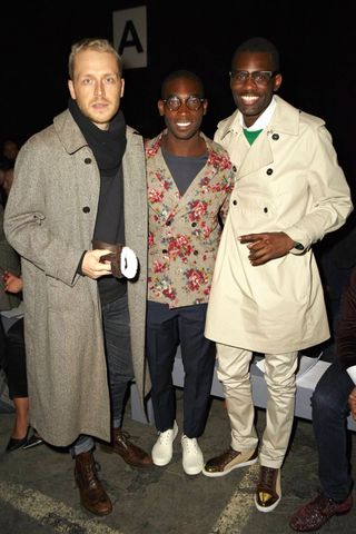 Mr Hudson, Tinie Tempah And Wrench 32 At The Casely-Hayford Fashion Show