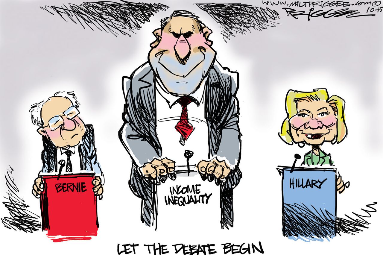 Democratic debate Income Inequality