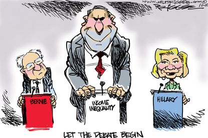 Democratic debate Income Inequality