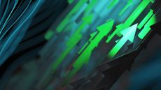 green arrows point up to the right